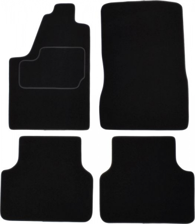 Accesorii auto - Covorase auto (set, velur, culoare negru) PEUGEOT PARTNERSPACE intre 1996-2015