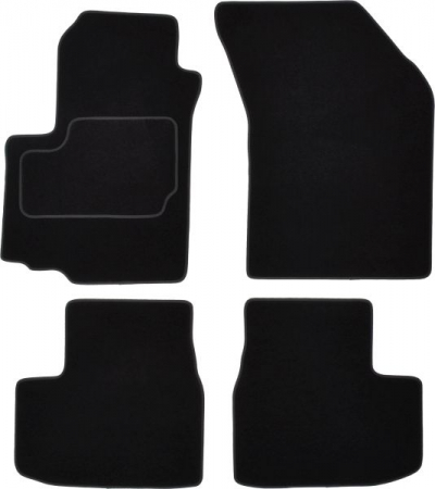 Accesorii auto - Covorase auto (set, velur, culoare negru) SUZUKI SWIFT III dupa 2005 