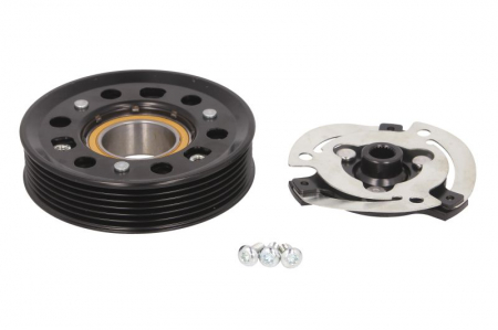 Fulie Ambreiaj compresor - Cupla magnetica clima potrivit BMW 1 (E81), 1 (E82), 1 (E87), 1 (E88), 3 (E90), 3 (E91), 3 (E92), 3 (E93), 6 (E63), 7 (E38), X1 (E84), X3 (E83) 1.6-4.8 05.99-06.15