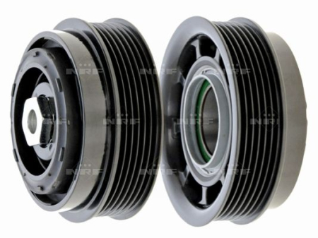 Elemente compresor AC - Cupla magnetica compresor climatizare (GENUINE DENSO 6SBU/7SE 6 100mm) potrivit FORD FOCUS II, FOCUS III; OPEL ZAFIRA A; VW CRAFTER 30-35, CRAFTER 30-50 1.6/1.6D/2.0D 1999-2020