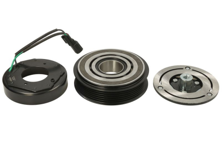 Elemente compresor AC - Cupla magnetica compresor climatizare (GENUINE DENSO 7SBH 6 110/116mm) potrivit FORD C-MAX II, FOCUS II, FOCUS III, GRAND C-MAX, TOURNEO CONNECT V408 NADWOZIE WIELKO 1.5D/1.6D dupa 2005