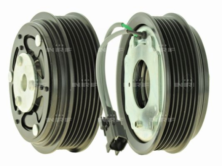 Cupla magnetica compresor climatizare (GENUINE DENSO 7SBH 6 110/116mm) potrivit FORD C-MAX II, FOCUS II, FOCUS III, GRAND C-MAX, TOURNEO CONNECT V408 NADWOZIE WIELKO 1.5D/1.6D dupa 2005 [1]