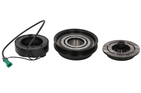 Elemente compresor AC - Cupla magnetica compresor climatizare (GENUINE DENSO 7SBU16C 12V 4 120mm) potrivit AUDI A4 B5, A4 B6, A6 C4, A6 C5, A8 D2; SKODA SUPERB I; VW PASSAT B5, PASSAT B5.5 1.6-4.2 1994-2008