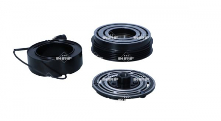 Cupla magnetica compresor climatizare (GENUINE SANDEN 12V 4 112mm) potrivit IVECO DAILY III, DAILY IV; CITROEN JUMPER II; FIAT DUCATO; PEUGEOT BOXER 2.3D-3.0D 05.99- [1]