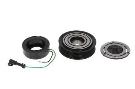 Elemente compresor AC - Cupla magnetica compresor climatizare (GENUINE SANDEN 24V 8 132mm) potrivit DAF XF 106; MAN E2000; RVI MAGNUM; VOLVO FH, FH II, FH12, FH16, FL12, FM, FM12, FM9, NH12 10.8D-9.4D dupa 1993
