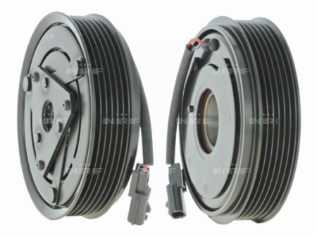 Elemente compresor AC - Cupla magnetica compresor climatizare (GENUINE ZEXEL DCS17/DKV11 6 125mm) potrivit DACIA DOKKER, DUSTER, LODGY, LOGAN, LOGAN EXPRESS, LOGAN II, LOGAN MCV 1.2-Electric dupa 1990