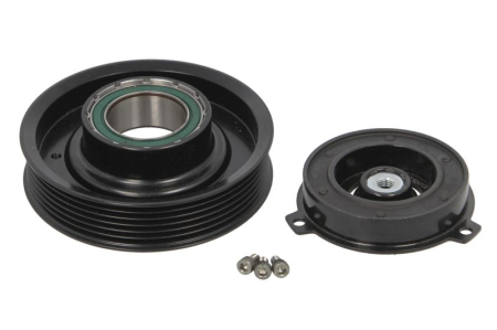 Elemente compresor AC - Cupla magnetica compresor climatizare (GENUINE ZEXEL DCS17E 12V 6 110mm) potrivit AUDI A1, A1 CITY CARVER, A3, Q2, Q3, TT; SEAT ALHAMBRA, ALTEA, ALTEA XL, ARONA, ATECA 1.0-3.6 dupa 2000