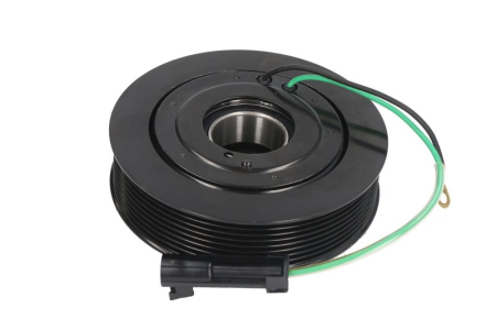 Elemente compresor AC - Cupla magnetica compresor climatizare (SANDEN SD7H15 8PK 132mm) potrivit VOLVO FH, FH II, FH12, FH16, FL12, FM, FM12, FM9, NH12 12.1D-9.4D dupa 1993