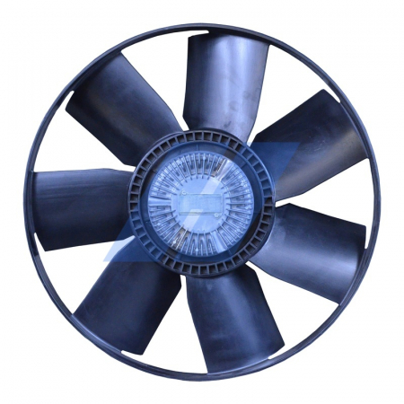 Ventilator - Cupla ventilator radiator (cu ventilator, 555mm, numar lame: 7) potrivit IVECO EUROCARGO I-III 8040.45.4000-F4AE3681E 1991-2015