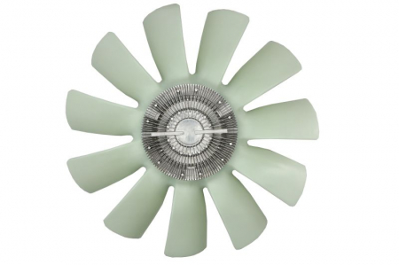 Ventilator - Cupla ventilator radiator (cu ventilator, 750mm, numar lame: 11, numar pini: 6) EURO 6 potrivit RVI T; VOLVO FH, FH II D13A400-G13C420 09.05-