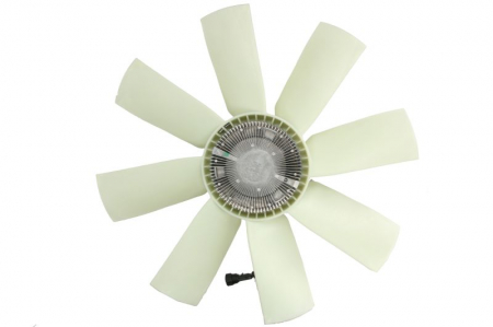 Ventilator - Cupla ventilator radiator (cu ventilator, 750mm, numar lame: 8, numar pini: 5) potrivit VOLVO FH12 D12A340-D12D500 dupa 1993