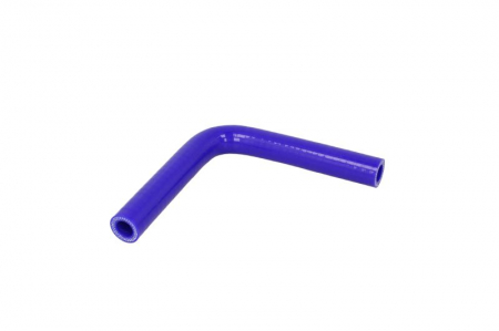 Piese compresor Ac - Cuplaj conducta lichid racire (14mm x150mm, unghi 90°, culoare albastru)