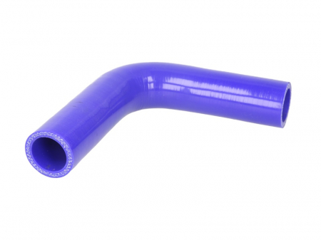 Piese compresor Ac - Cuplaj conducta lichid racire (30mm x150mm, unghi 90°, culoare albastru)
