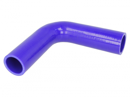 Piese compresor Ac - Cuplaj conducta lichid racire (35mm x150mm, unghi 90°, culoare albastru)