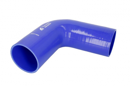 Piese compresor Ac - Cuplaj conducta lichid racire (89mm x200mm, unghi 90°, culoare albastru)