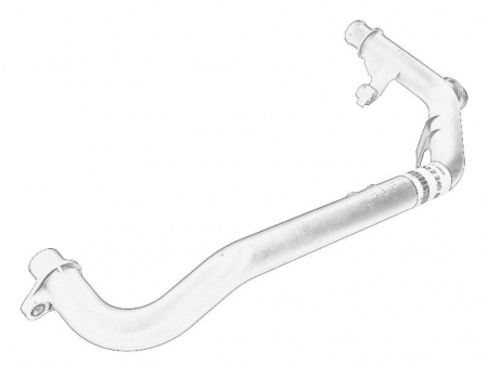 Piese Auto - Cuplaj conducta lichid racire potrivit BMW 3 (E36), 5 (E39) 2.5D 09.91-05.04