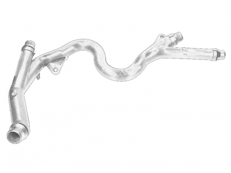 Piese Auto - Cuplaj conducta lichid racire potrivit BMW 5 (E60), 5 (E61), 7 (E65, E66, E67), X5 (E70), X6 (E71, E72) 2.0-6.0 07.01-07.13