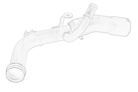 Piese Auto - Cuplaj conducta lichid racire potrivit NISSAN NV400; OPEL MOVANO B; RENAULT ESPACE IV, LAGUNA, LAGUNA III, LATITUDE, MASTER III 2.0D/2.3D 01.06-