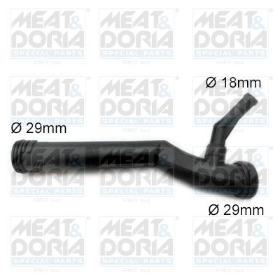 Cuplaj conducta lichid racire potrivit SEAT CORDOBA, IBIZA III, IBIZA IV, TOLEDO IV; SKODA FABIA I, FABIA I PRAKTIK, FABIA II, RAPID, ROOMSTER, ROOMSTER PRAKTIK; VW POLO IV, POLO V 1.2 07.01-06.15 [2]