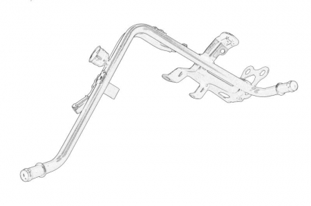 Piese Auto - Cuplaj conducta lichid racire potrivit SEAT IBIZA IV, IBIZA IV SC, IBIZA IV ST, IBIZA IV/HATCHBACK; SKODA FABIA II, ROOMSTER, ROOMSTER PRAKTIK; VW POLO, POLO V 1.2-1.6LPG 03.09-05.22