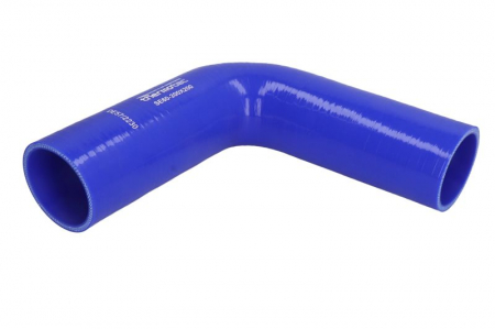 Elemente sistem racire - Cuplaj conducta lichid racire silicon 60x200 mm, unghi: 90 ° culoare albastra, -40/200°C, presiune: 1,6 MPa, presiune lucru: 0,6 MPa