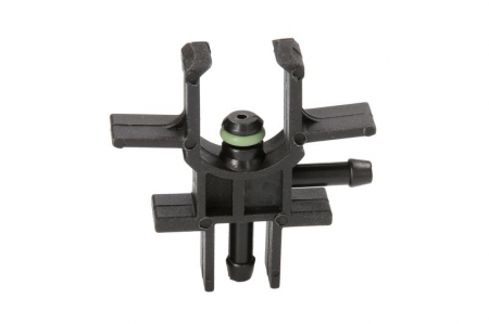 Furtun combustibil - Cuplaj furtun combustibil T-piesa DELPHI (fara clip; plastic; stanga)