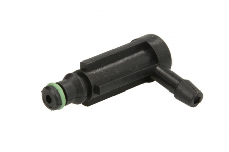 Furtun combustibil - Cuplaj furtun combustibil U-piesa BOSCH potrivit FORD; PSA; VOLVO potrivit FORD ESCORT III 1.6D 1984-1985 - (inalt; plastic)