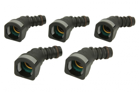 Furtun combustibil - Cuplaj furtun combustibil (unghi, 45°, diametru: 15,82mm, ID 14; 14mm x 18mm, pret pentru 5 buc.)