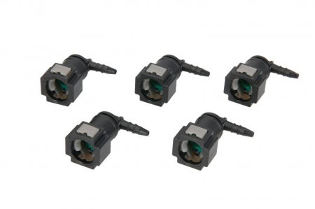 Furtun combustibil - Cuplaj furtun combustibil (unghi, diametru: 7,89mm, ID 3; 3mm x 5mm, pret pentru 5 buc.)