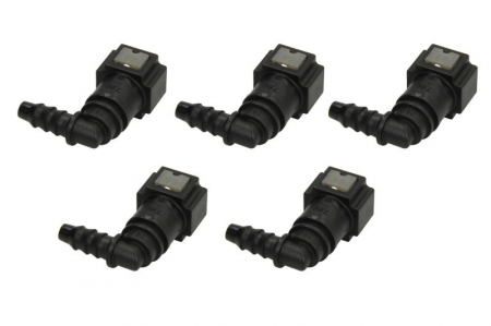 Cuplaj furtun combustibil (unghi, diametru: 7,89mm, ID 6; 6mm x 8mm, pret pentru 5 buc.) [1]