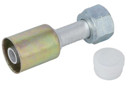 Elemente compresor AC - Cuplaj nr 10, M22x1,5, aluminiu, 180°