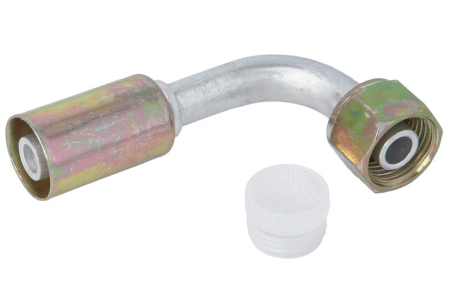 Elemente compresor AC - Cuplaj nr 8, 3/4 16UNF, aluminiu, 90°