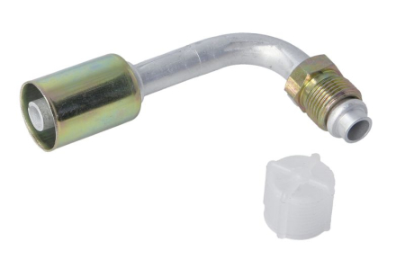 Elemente compresor AC - Cuplaj nr 8, 3/4 16UNF, aluminiu, 90°