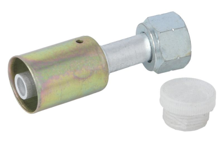 Elemente compresor AC - Cuplaj nr 8, M20x1,5, aluminiu, 180°