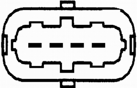 Admisie - Debitmetru aer (5 pini, modul) potrivit ALFA ROMEO 145, 146; OPEL AGILA, ASTRA G, CORSA B, CORSA C 1.0/1.2/1.4 11.96-12.09