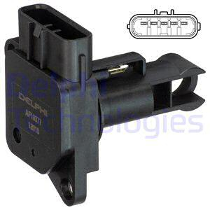 Debitmetru - Debitmetru aer (5 pini, cartus) LEXUS IS II; TOYOTA AURIS, AVENSIS, COROLLA, COROLLA VERSO, DYNA, HIACE IV, HILUX VI, HILUX VII, LAND CRUISER 90, LAND CRUISER PRADO, RAV 4 III, YARIS 1.4D-3.0D dupa 20
