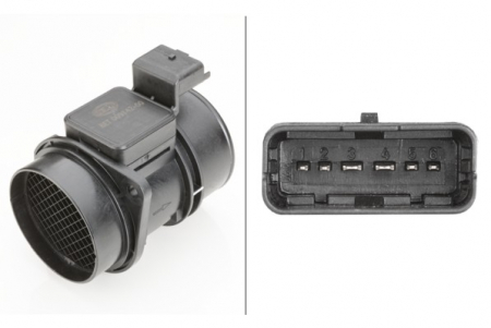Admisie - Debitmetru aer (6 pini) NISSAN PRIMASTAR; OPEL MOVANO, VIVARO A; RENAULT ESPACE III, GRAND SCENIC II, KANGOO, KANGOO EXPRESS, LAGUNA I, MASTER II, MEGANE I, MEGANE I CLASSIC 1.5D/1.9D/2.5D dupa 1996