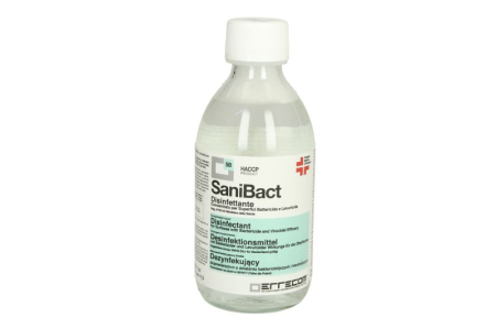 Piese Auto - Dezinfectant SANIBACT 0,25l, destinat pentru: suprafete, aplicatie: bactericid, curatare, dezinfectare, virucid, fara alcool, concentrat: 1:25