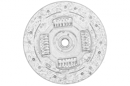Disc ambreiaj (228mm) potrivit AUDI A1; SEAT IBIZA IV, IBIZA IV SC, IBIZA IV ST, TOLEDO IV; SKODA FABIA III, RAPID; VW POLO V 1.4D 02.14-12.22 [1]