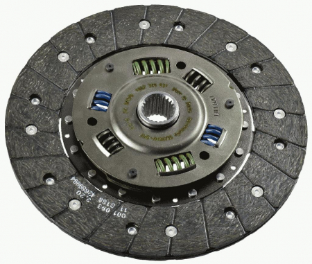 Disc ambreiaj (240mm) profil complet potrivit FORD TRANSIT; LDV CONVOY 2.5D 12.85-04.09 [2]