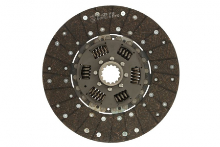 Disc ambreiaj (280mm) profil complet potrivit AGRIFULL 46, 66, 8000, DERBY, GRISO, JOLLY, MK II, RODEO, TORNADO, TOSELLI; CASE IH AVJ, FARMALL, JX, VJ; FIAT 400, 500 1004-40-T3.1524 [1]