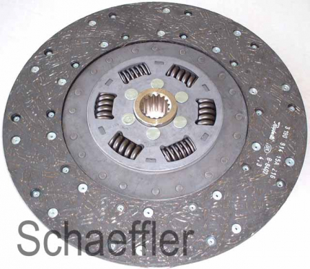 Disc ambreiaj (330mm) profil complet potrivit RENAULT 100, 1000, 900, XX-12, XX-14, XX-54 D226-4-D227-6 [1]