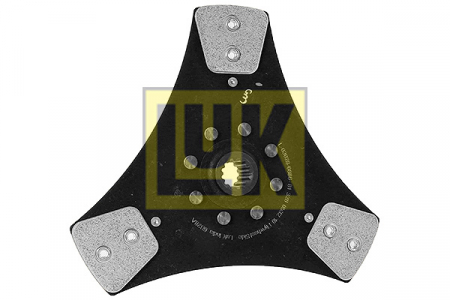 Disc ambreiaj ceramica (280mm; 3) potrivit JOHN DEERE 5000 3029-4045D [3]