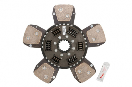 Disc ambreiaj ceramica (280mm; 6) potrivit AGRIFULL 46, 66, DERBY, GRISO, JOLLY, RODEO, TORNADO, TOSELLI; CASE IH FARMALL, JX, VJ; FIAT 400, 500, 5000, 55-XX, 600, 6000, 60-XX 1004-40-T3.1524 [1]