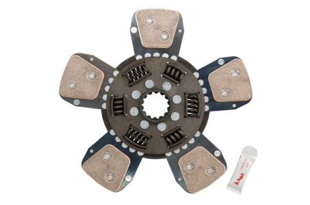 Disc ambreiaj - Disc ambreiaj ceramica (280mm; 6) potrivit AGRIFULL 46, 66, DERBY, GRISO, JOLLY, RODEO, TORNADO, TOSELLI; CASE IH FARMALL, JX, VJ; FIAT 400, 500, 5000, 55-XX, 600, 6000, 60-XX 1004-40-T3.1524