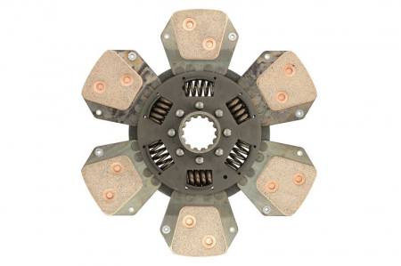 Disc ambreiaj - Disc ambreiaj ceramica (280mm; 6) potrivit AGRIFULL 46, 66, DERBY, GRISO, JOLLY, RODEO, TORNADO, TOSELLI; CASE IH FARMALL, JX, VJ; FIAT 400, 500, 5000, 55-XX, 600, 6000, 60-XX 1004-40-T3.1524