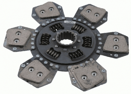 Disc ambreiaj ceramica (310mm; 6) calitate OE/OES; nou potrivit CASE IH FARMALL, JX, JXU; CASE-STEYR 4000; FORD 4000; NEW HOLLAND 4000, 5000, 6000, 7000, L 8045.05.370-NEF4(F4GE0454A) [2]