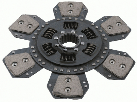 Disc ambreiaj ceramica (310mm; 6) calitate OE/OES; nou potrivit CASE IH FARMALL, JX, JXU; CASE-STEYR 4000; FORD 4000; NEW HOLLAND 4000, 5000, 6000, 7000, L 8045.05.370-NEF4(F4GE0454A) [3]