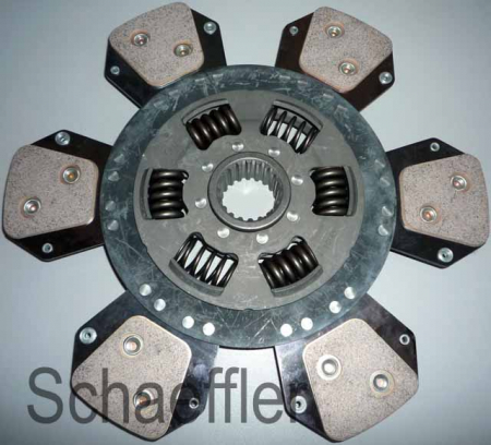 Disc ambreiaj ceramica (310mm; 6) potrivit DEUTZ FAHR 5000, AGROLUX, AGROPLUS; HUERLIMANN JOKER, XA, XE; LAMBORGHINI CRONO, R, REKORD, SPIRE; SAME ARGON 3, DORADO 1 / 2 1000.3-1000.4WTI [1]
