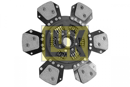 Disc ambreiaj ceramica (310mm; 6) potrivit DEUTZ FAHR 5000, AGROLUX, AGROPLUS; HUERLIMANN JOKER, XA, XE; LAMBORGHINI CRONO, R, REKORD, SPIRE; SAME ARGON 3, DORADO 1 / 2 1000.3-1000.4WTI [2]